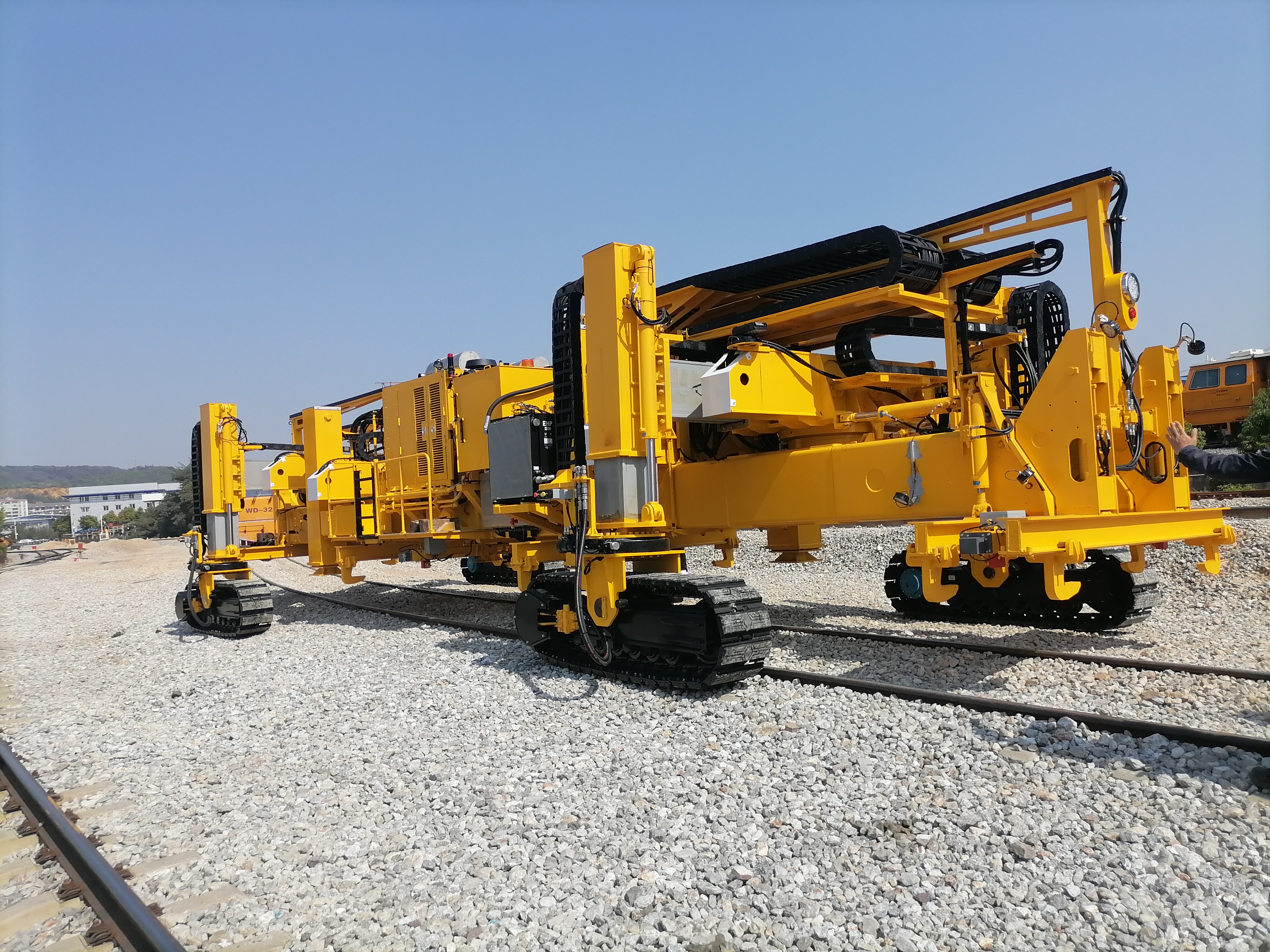 CPHC-45道岔鋪換車